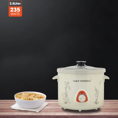 Nồi Kho Đa Năng Gốm/ Sứ 2,5L Đạt Tường - DTSC25S ; 25G - Hàng Chính Hãng - DTSC25S Sứ