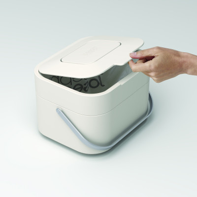 Joseph Joseph - Thùng đựng rác hữu cơ mini Stack 4L Food Waste Caddy Stone 300154