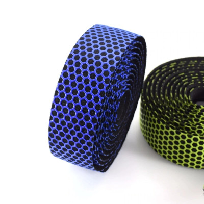 Bộ 2 Ruy Băng Quấn Silicon Ghi Đông Tay Cầm Chống Trơn Trượt Cho Xe Đạp Đua Thể Thao Đường Trường Thiết Kế Ba Chiều Tổ Ong Siêu Nhẹ Thoáng Khí Hút Mồ Hôi Cao Cấp Mai Lee