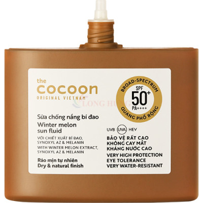 Sữa chống nắng bí đao Cocoon Winter Melon Sun Fluid SPF 50+ PA++++ (5ml/15ml/50ml) - Hàng chính hãng