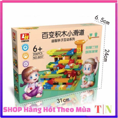 LEGO  CẦU TRƯỢT THẢ BI ( LOẠI 206 CHI TIẾT)