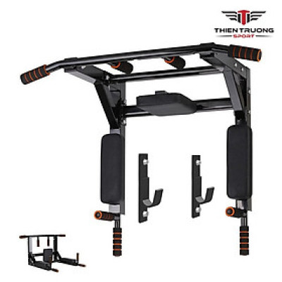 (New 2025) Xà đơn, xà kép đa năng bắt vít vào tường chắc chắn, tải trọng 150kg, đệm mút cầm tay êm ái, an toàn tại nhà.