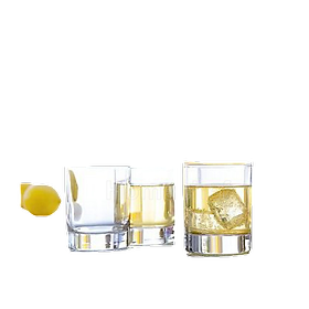 Bộ cốc (ly) thủy tinh thấp Luminarc Islande 6 chiếc dung tích 30cl - D6317