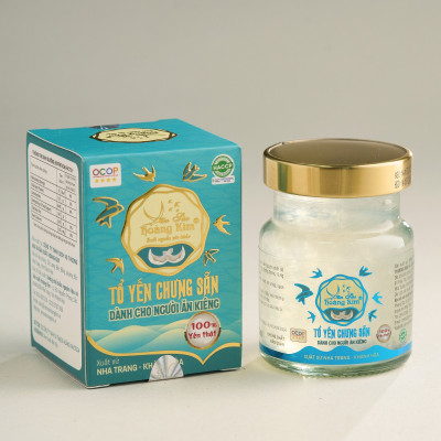 Combo mua 10 tặng 1 Yến Hũ Chưng Sẵn Ăn Kiêng Hoàng Kim (Không Đường) - Dùng Cỏ Ngọt Tự Nhiên - OCOP 4 Sao