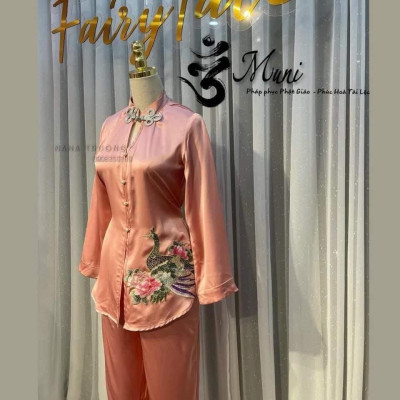 Đồ Lam Đi Chùa Trang Nghiêm Giọt Nước mẫu mới hót 2023