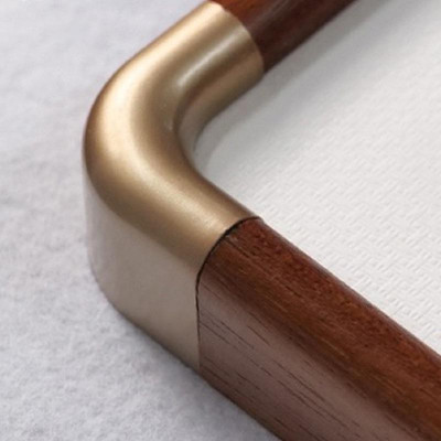 Tranh thư pháp thủ công hình phiến diện (mặt quạt) đóng khung treo ngang 70x35cm