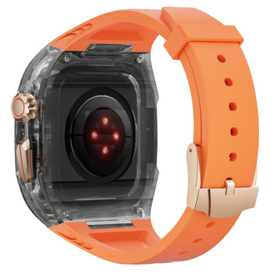 Ốp Case tích hợp dây đeo Lamborghini Style cho Apple Watch Series 4/5/6/SE/7/8/9/SE1,2,3 Size 40mm/41mm & 44mm/45mm - Hàng Chính Hãng