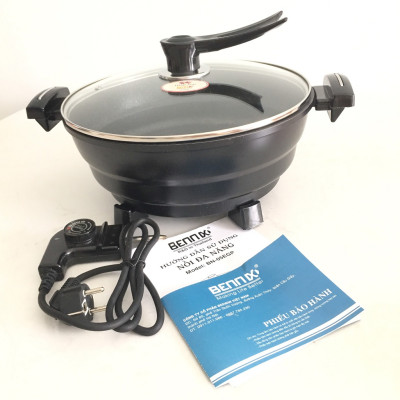 Nồi Lẩu Điện Đa Năng Bennix Thái Lan 5L BN-05EGP- Hàng Chính Hãng