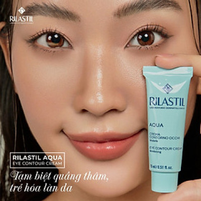 Rilastil Aqua Eye Contour Cream 15mL - kem dưỡng da mắt