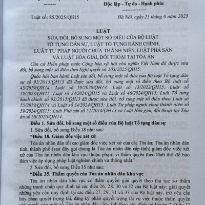 Sách Luật Tư Pháp Người Chưa Thành Niên 2025 – Hệ Thống Các Văn Bản Về Thủ Tục Tố Tụng Hình Sự Đối Với Người Chưa Thành Niên (V2640T)