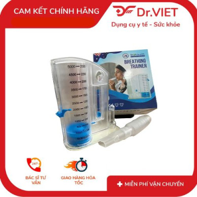  Dụng Cụ Tập Thở BIOHEALTH VIS-01 hỗ trợ và giúp phổi khỏe hơn mỗi ngày