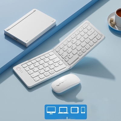 Bàn phím Bluetooth rời gấp gọn dành cho Windows, Mac, iOS và Android kết nối điện thoại, laptop, máy tính bảng - Hàng chính hãng