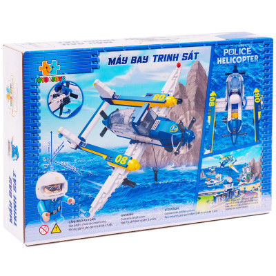 Đồ Chơi Lắp Ráp Máy Bay Trinh Sát - Po.lic.e Helicopter 7029 (213 Mảnh Ghép)