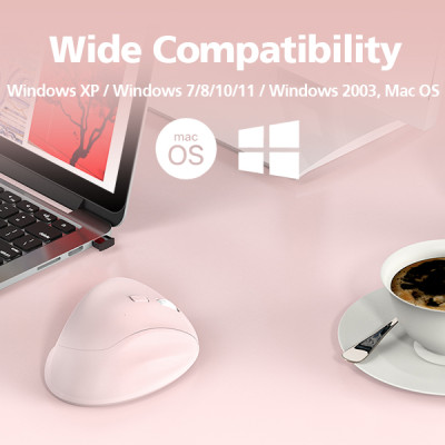 Chuột Không Dây MicroPack MP-V01W Kiểu Dáng Công Thái Học Cho Tư Thế Cầm Tay Thoải Mái Tiết Kiệm Pin 1600DPI Hàng Chính Hãng