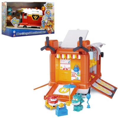 Đồ Chơi Trạm Căn Cứ Khủng Long DinoWings Đi Kèm 2 Robot Biến Hình - Super Wings EU790880