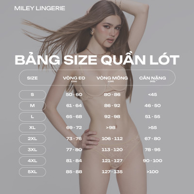 Combo 5 Quần Lót Visco Mềm Mại Phối Ren - Miley Lingerie - FBT