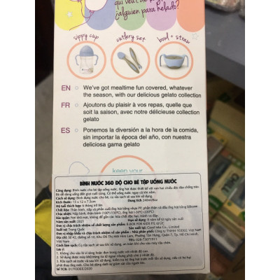 Bình Nước Tập Uống Chống Sặc 360 Độ Thương Hiệu Úc B.BOX