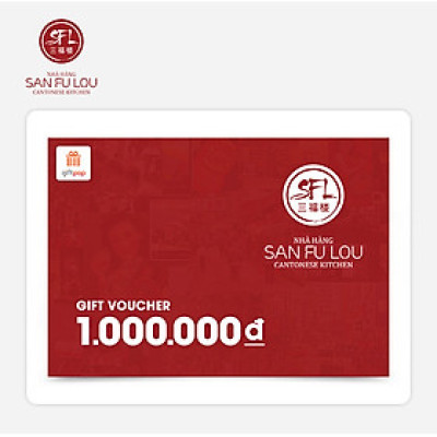 Giftpop - Phiếu quà tặng San Fu Lou 1000K