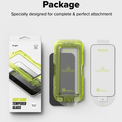 [Combo 2] Dán cường lực cho iPhone 17 Pro Max / 17 Pro / 17 / Air RINGKE Easy Slide Tempered Glass - Hàng Chính Hãng