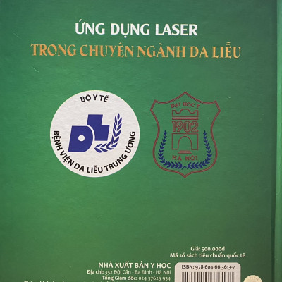 Sách -  Ứng dụng Laser trong chuyên ngành Da liễu