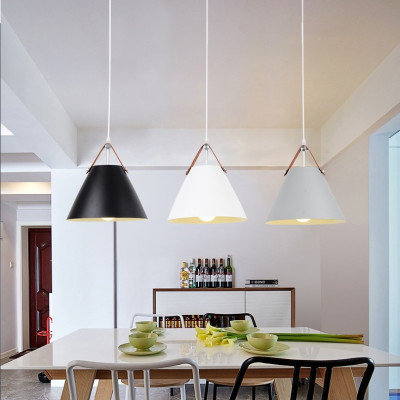 Bộ 3 đèn thả 3 màu trang trí bàn ăn, phòng khách TRUNDER cao cấp kèm bóng LED chuyên dụng