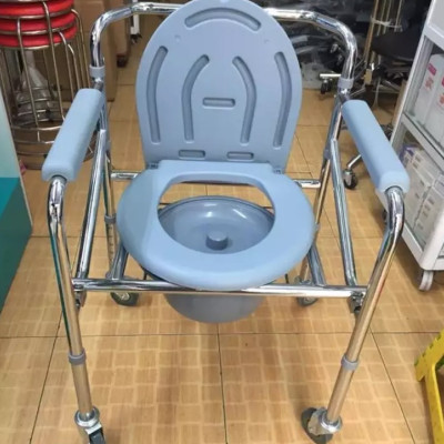 Ghế Bô Vệ Sinh Có Bánh Xe, Bô Tròn Lucass G-696 ( G696 ) (Tiêu chuẩn Mỹ)