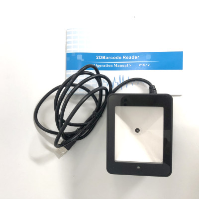 Máy quét mã vạch để bàn YHD 9800 2D - Máy đọc mã vạch siêu thị quét mã sản phẩm hàng hóa có dây cắm cổng USB dùng trên Máy tính - Hàng nhập khẩu 