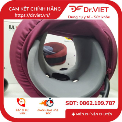 Đai cổ hơi Lucass NC-8 cao cấp-Đai kéo giãn cột sống cổ bằng hơi hỗ trợ thoát vị thoái hóa cổ