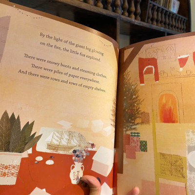 Sách - Through the North Pole Snow: A magical Christmas story by Polly Faber / English Children Book