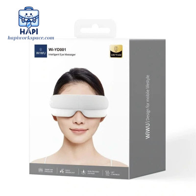 Máy massage mắt thông minh hàng chính hãng WiWU YD-001: Đa chức năng sưởi ấm, áp lực khí, phát nhạc, chăm sóc mắt tối ưu