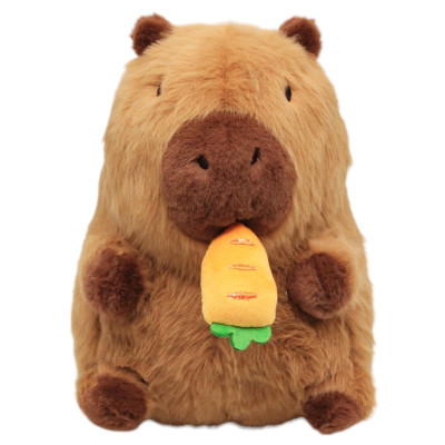 Thú Bông Capybara Cà Rốt 22 cm - Nuan Nuan CHLBST22-22CM