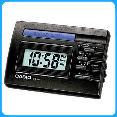Đồng Hồ Báo Thức Để Bàn Điện Tử Casio DQ-541-1R Màu Đen