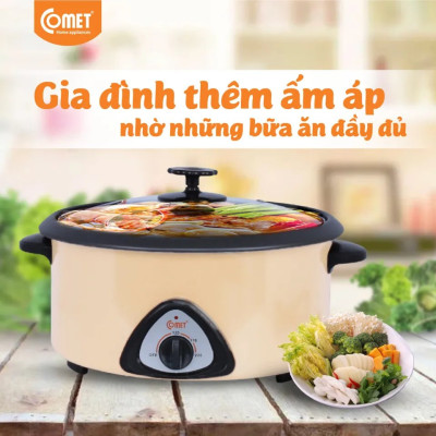 Nồi Lẩu Điện Comet CM7730 - Hàng Chính Hãng