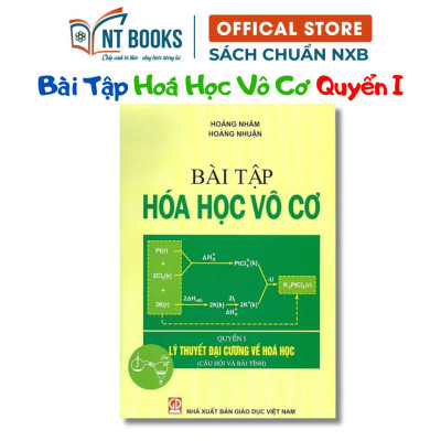 Sách - Combo 3 Cuốn - Bài Tập Hóa Học Vô Cơ - NXB Giáo Dục - HV