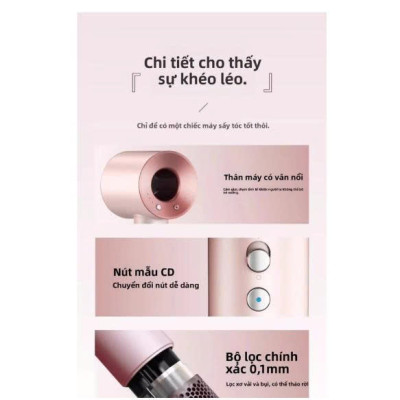 [KoSuyTu] SẤY TÓC 1600W KHÔNG LÁ CAO CẤP HỘP DA XỊN – SẤY NHANH, KHÔNG HƯ TÓC, THIẾT KẾ SANG TRỌNG