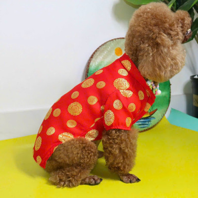 ÁO  DÀI TẾT GẤM THÁI CAO CẤP TỪ 0.5-15KG DÀNH CHO THÚ CƯNG CHÓ MÈO