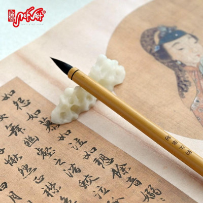 Bút lông tiểu khải Hắc Thố nét siêu nhỏ viết êm mượt, khẩu bút 0.6 cm xuất phong 2.1 cm