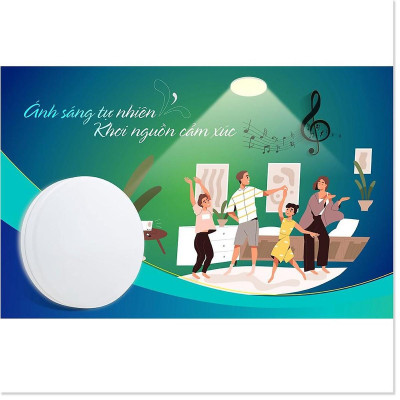 Đèn LED Ốp trần đổi màu 15W Rạng Đông LN12 ĐM 170/15W