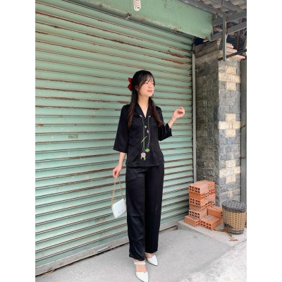 ĐỒ LAM ĐI CHÙA PHÁP PHỤC PHẬT GIÁO Bà Lai Lụa