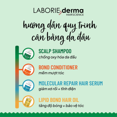 Dầu gội hỗ trợ cân bằng hệ vi sinh da đầu LABORIE derma Scalp Shampoo 250ml