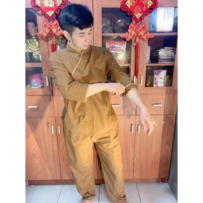 ĐỒ LAM ĐI CHÙA  Mẫu Chéo Nhật Nam SS1