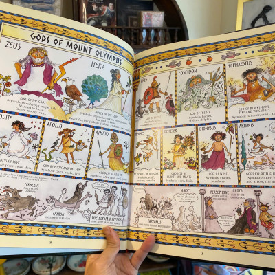 Sách - Greek Heroes: Top Ten Myths and Legends by Marcia Williams | English Children History Book