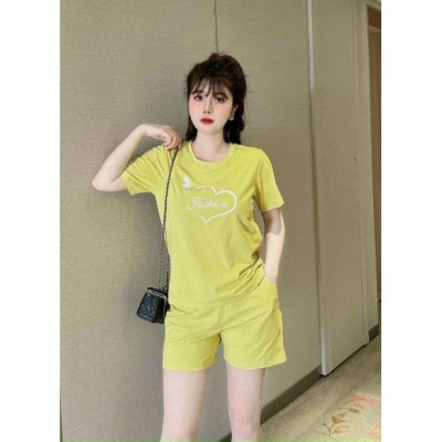 BỘ SORT CAO CẤP Sét bộ bigsize nữ thêu hình tim thun votton 100% mát mịn siêu đẹp