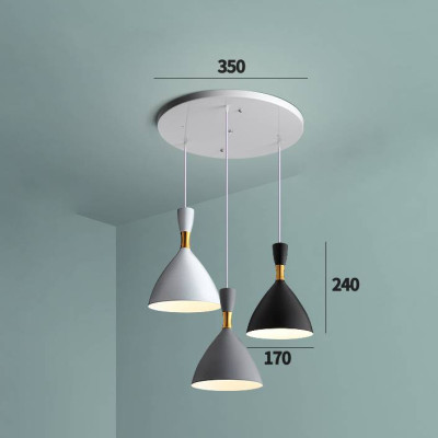 Đèn thả MONSKY KOTS trang bàn ăn hiện đại - kèm bóng LED chuyên dụng.