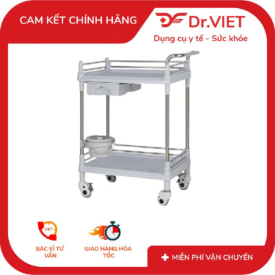 Xe đẩy DCG-27 - 2 tầng  - 1 vòng - 35*50 (Không Hộc)
