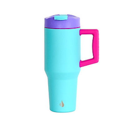 [Elemental chính hãng-Thương hiệu Mỹ] Ly giữ nhiệt Elemental Commuter 946ml tay cầm, nắp kép gấp gọn, an toàn sức khỏe