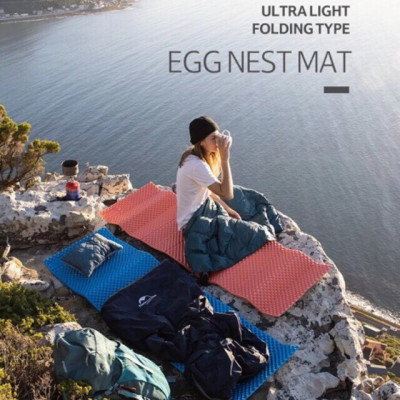 Đồ cắm trại đệm gấp Naturehike camputvn dạng xốp trứng dã ngoại du lịch leo núi chống nước lót nằm êm A069