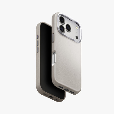 Ốp Lưng Cho iPhone 17 Series UNIQ LYDEN Da Vegan Cao Cấp Viền Camera Bằng Nhôm Lót Microfiber Hỗ Trợ MagClick Hàng Chính Hãng