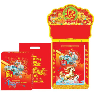 Lịch Bloc Siêu Cực Đại 2026 - Việt Nam Hưng Thịnh - Sách Thời Đại STĐ-NST01