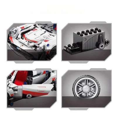 Đồ Chơi Lắp Ráp Xe Thể Thao Chạy Đà Siêu Tốc - Super Speed Pullback Sports Car - Toys&Joys 3303 (540 Mảnh Ghép)